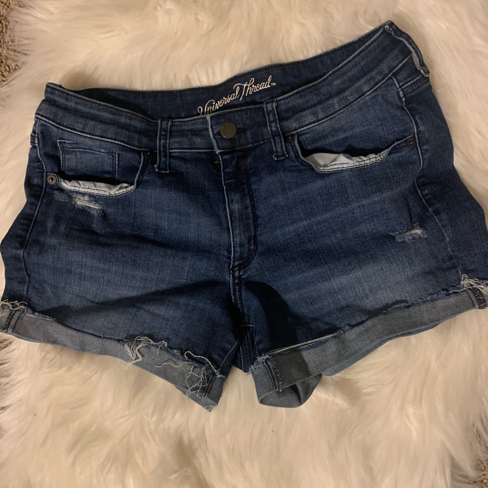 Denim shorts